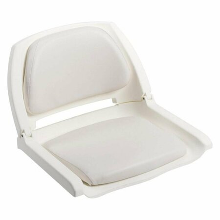 KD MUEBLES DE COMEDOR Padded Plastic Fold Down Chair, White KD2687969